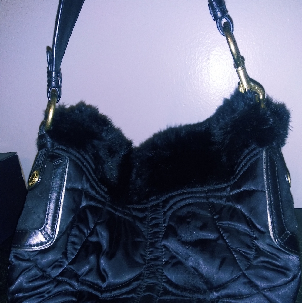 Black coach purse
